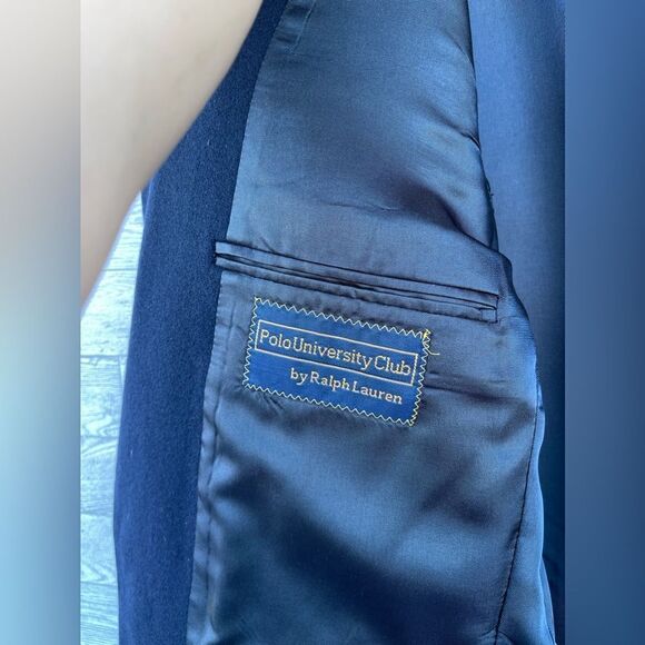 Polo University Club Ralph Lauren Virgin Wool Sportcoat Jacket Blazer Mens large - Picture 15 of 17